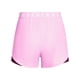 thumbnail image 3 of Pantalones cortos Under Armour Play Up 3.0 para mujer, rosa y morado, XL, 3 of 4