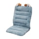 thumbnail image 1 of Blue Cojín para silla y escritorio de oficina, cojín para silla de oficina de 85cm, cojín para asiento con cojín reclinable trasero, 1 of 5