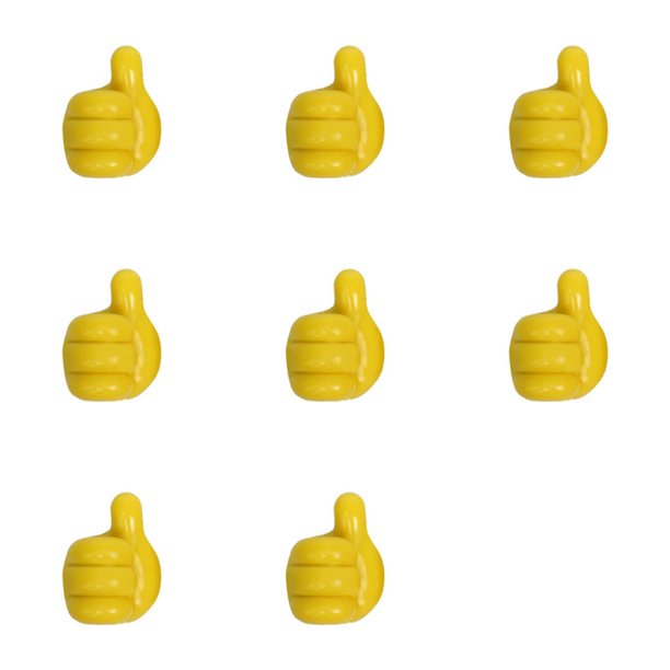 Paquete De 8 Ganchos De Clip Multifuncionales Para Pulgar Organizador De Alambre Pared Colgador Fuertes Almacenamiento Soporte Para Cocina Baño : XIGUA-XP-0003