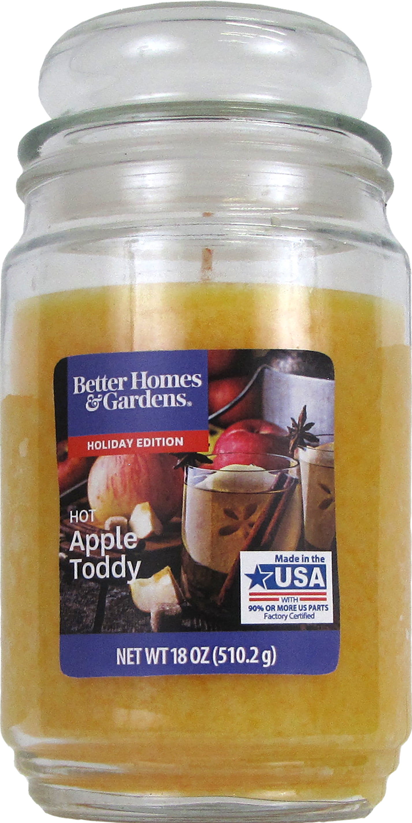 Better Homes And Gardens Jar Candle, Hot Apple Toddy, 18 oz