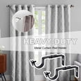 thumbnail image 5 of SPOKKI 6 PCS Aluminum Curtain Rod Brackets with Hardware - Durable & Easy Install, 5 of 9