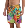 thumbnail image 2 of Goofa Dancing African Womans Printed Mens Swim Trunks Summer Quick Dry Short Beach Swimwear Bathing Suits-3X-Large, 2 of 9