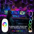 thumbnail image 2 of Lamp Depot Floor Lamp for Living Room, White Color Changing LED Lamp with Remote Control, RGB Mood Lighting for Bedrooms, Made of Aluminum and Silicone, 2 of 10