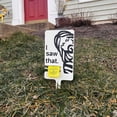 thumbnail image 6 of I Saw It Dog Poop Sign With Bag Holder Funny Pet Waste Warning Yard Insert Sign For Responsible Owners, 6 of 7