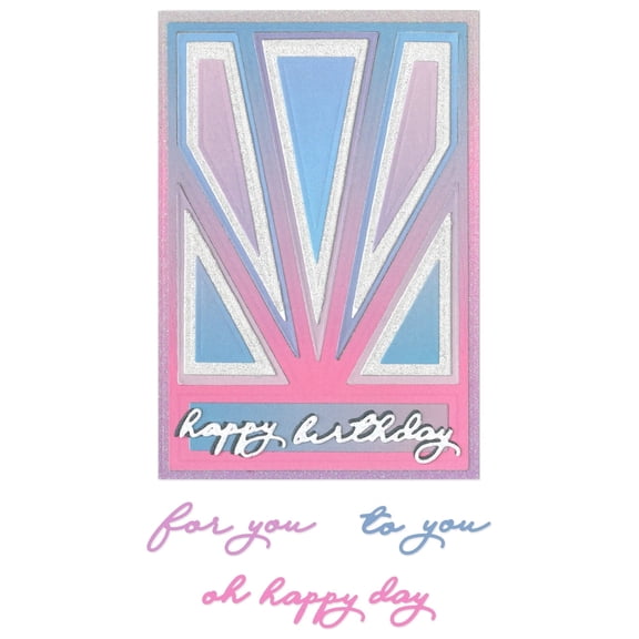 Sizzix Thinlits Die Set 20PK Cosmopolitan, Refined Rays by Stacey Park