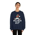 thumbnail image 3 of Oncologist Elf Unisex Sweatshirt, S-2XL Christmas Elves Medical School, 3 of 9