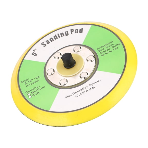M8 Thread Polishing Backing Pad, 125mm Hook  Loop, For Artificial Stone, Furniture  More