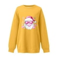 thumbnail image 5 of Lopecy-Sta Crew Neck Sweatshirts Women for Women Christmas Santa Claus Graphic Crewneck Oversized Fleece Sweater Xmas Holiday Top, 5 of 5