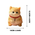 thumbnail image 3 of Xecvkr Fidget Toy Soft Toy Stress Relief Plush Extra Soft 4.9in X 3.9in Cute Cat Soft Sensory Fidget Toy Holiday Gift Cuddle Pillow for Kids Adults Relaxation 1 Piece, 3 of 7