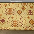 thumbnail image 6 of Ambesonne African Place Mats Set of 4, Quirky Art Forms, Standard Size, Sand Brown Ginger, 6 of 6