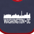 thumbnail image 4 of Inktastic Washington Dc Skyline Cities Boys or Girls Baby Bib, 4 of 4