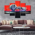 thumbnail image 3 of TISHIRON 5PCS Framed Music Theme Canvas Wall Art Set,50"x24" Vinyl Records and Headphones Wall Canvas Art Decor, 3 of 7
