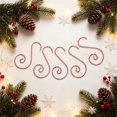 thumbnail image 4 of 20 Pcs Stainless Steel Christmas Ornament Hooks,Christmas Ornament Hangers,1.89 inch Metal Wire Ornaments Hooks,S Hooks Christmas Tree Ornament Hangers Hooks for Xmas Tree Decorations,Red, 4 of 7