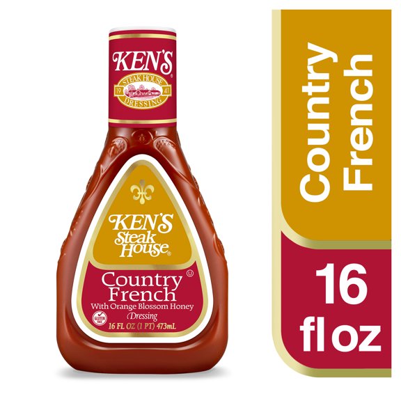 Ken's Steak House® Country French with Orange Blossom Honey Salad Dressing 16 fl oz