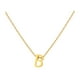 thumbnail image 1 of Un collar de oro con las iniciales de un nombre femenino de moda es un regalo para adolescentes femeninas, 1 of 4