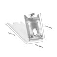 thumbnail image 2 of OULII 10Ud Accesorios De Hardware Para Refrigerador Clips De Estante En Inoxidable Color Plata, 2 of 7