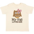 thumbnail image 3 of Inktastic My Gigi Loves Me Girl Owl Granddaughter Girls Toddler T-Shirt, 3 of 5