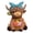 Bow, variant on Easter Highland Cow Resin Figurine Spring Tiered Tray Decor Cute Cow Statue For Home Table (Bow)