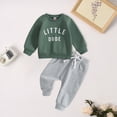 thumbnail image 2 of HCNTES Baby Boy Winter Clothes Boy Baby Clothes Boys Winter Trousers Suit Letter Baby Cotton 9 12 18 24 Months Outfits Boy Clothes, 2 of 5