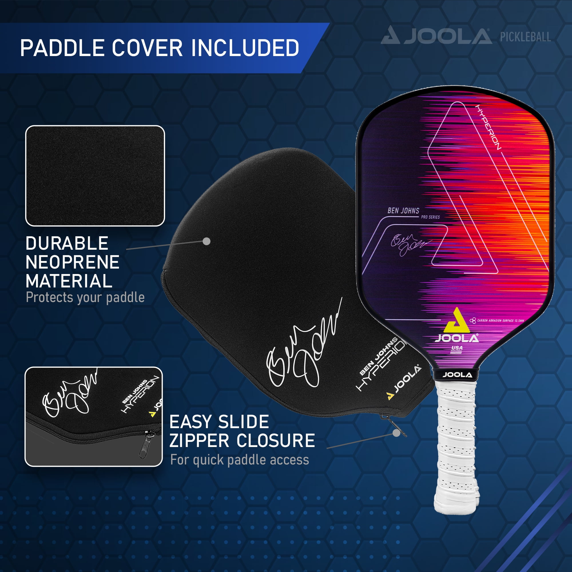JOOLA Ben Johns Hyperion CFS 16 Pickleball Paddle - JOOLA USA