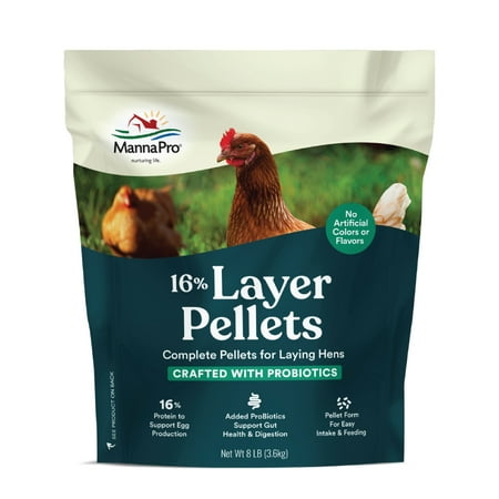 UPC: 0095668202606 | Manna Pro 16% Layer Pellets for Laying Hens  Crafted with Probiotics  8 lbs