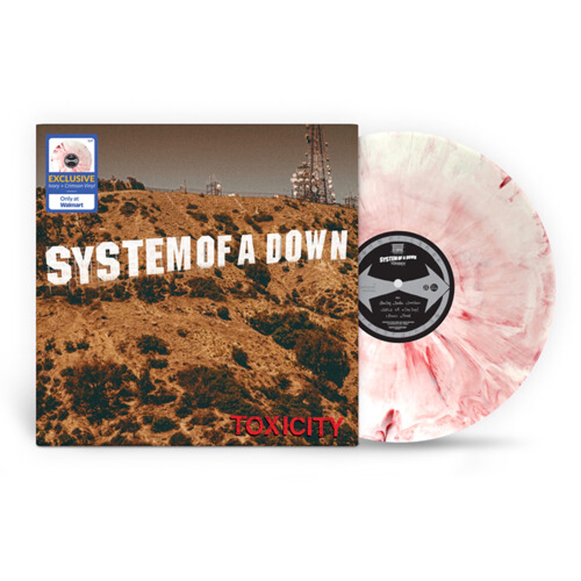 System of A Down - Toxicity - Walmart Exclusive Ivory and Crimson Vinyl