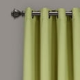 thumbnail image 2 of Lush Dcor Isolé Oeillet Occultant Rideau Panneaux Sauge Paire Set 52x84, 2 of 2
