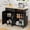 42-Inch Black, variant on Walsunny Kitchen Island Table Stand with Storage on Wheels,Rolling Kitchen Cart Storage Cabinet with Drawer,White