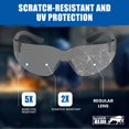 thumbnail image 4 of Gafas de seguridad RUGGED BLUE Diablo Pack 12 lentes grises, 4 of 7