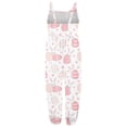 thumbnail image 4 of HNMKIU Girls Romper&Jumpsuit for Toddler Girls Casual Easter Jumpsuit Sleeveless Romper Outfit with Baby Girl Pants Pink,7-8 Years, 4 of 4