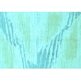 thumbnail image 1 of Ahgly Company Indoor Rectangle Solid Light Blue Modern Area Rugs, 7' x 9', 1 of 4