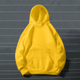 thumbnail image 3 of Women's Pullover Hoodies Fashion Solid Color Long Sleeve Fall Tops Crewneck Casual Sweatshirt Drawstring Comfy Tops with Pockets, 3 of 7