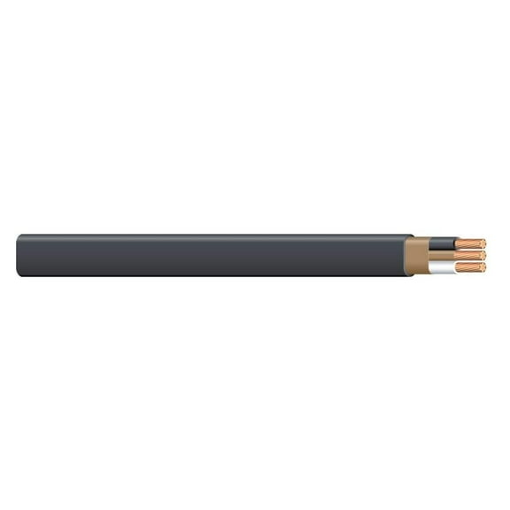 6/2 NM-B, Non-Metallic, Sheathed Cable, Residential Indoor Wire, Used for Wiring Swiches, Outlets and Other Loads with Dry Applications (40Ft Cut)