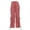 Pink, variant on CUSTG Male Casual Pants Elastic High Waist Parachute Cargo Pants Drawstring Multi Pockets Loose Wide Leg Adjustable Casual Trousers Cozy Soft Pants