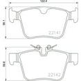 thumbnail image 4 of Hella Pagid Low-Metallic Rear Brake Pad Set - 355023361 - High Performance - Fits JAGUAR, LAND ROVER, VOLVO, VOLVO ASIA, 4 of 4