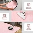 thumbnail image 5 of Hasoo Area Rug 9' x 12' Rugs for Dining Room Modern Rugs for Living Room Soild Indoor Carpet Soft Lightweight Washable Pink Rugs, 5 of 6