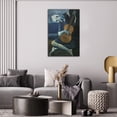 thumbnail image 5 of Old Guitarist Poster Pablo Picasso 1903 Old Man and Guitar Music Oil Painting Print Canvas Wall Art Picture Modern Home Bedroom Decor, 5 of 7