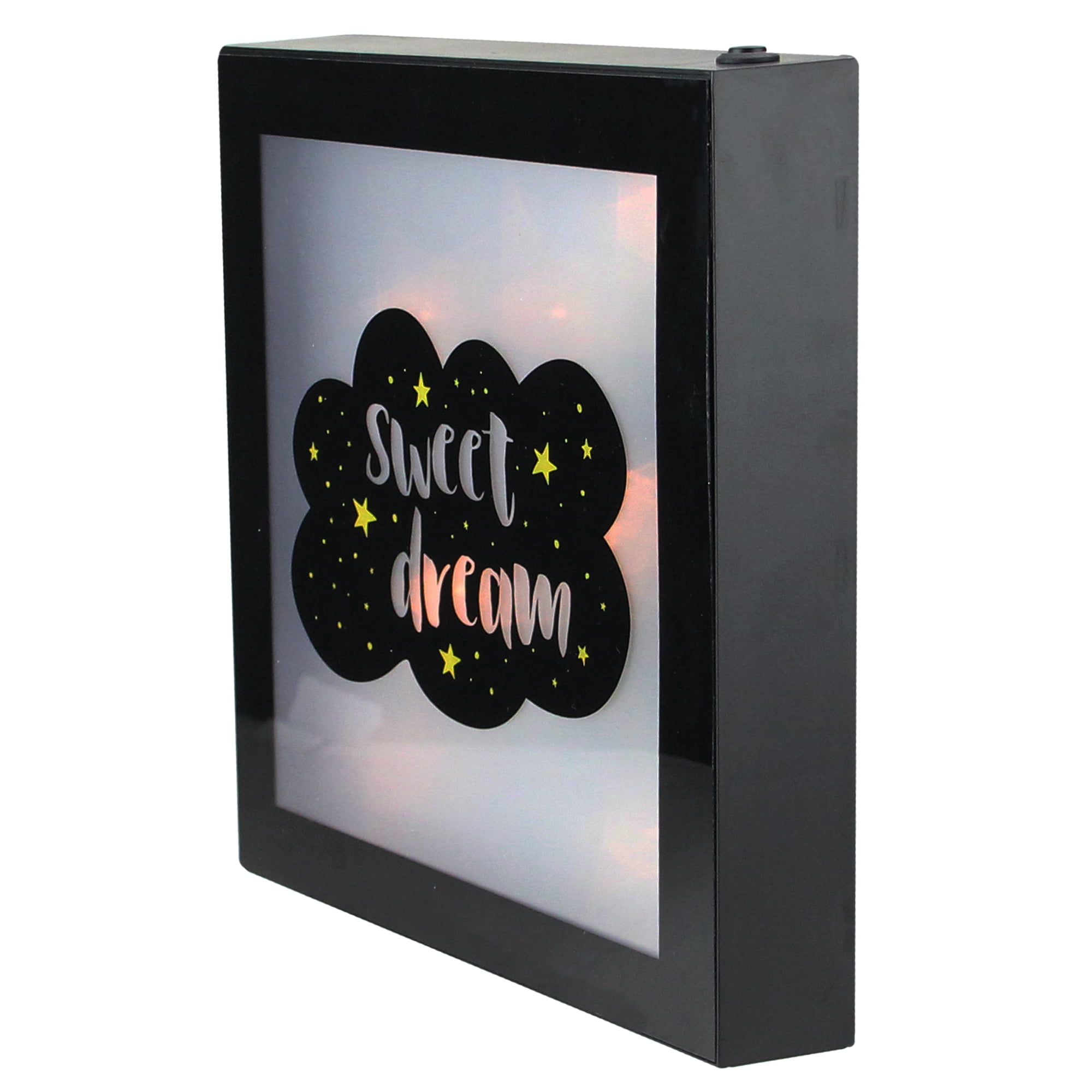 Northlight Battery Operated Sweet Dream Framed Light Box