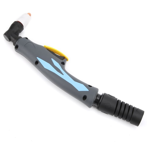 Accesorios para máquinas de soldadura eléctrica, cabezal de antorcha de soldadura por plasma, cabezal de antorcha de soldadura por plasma, mango curvo, cabeza de antorcha True Excellence