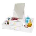 thumbnail image 5 of Portátil Caja De Multifuncional Almacenamiento Cosméticos blanco, 5 of 5