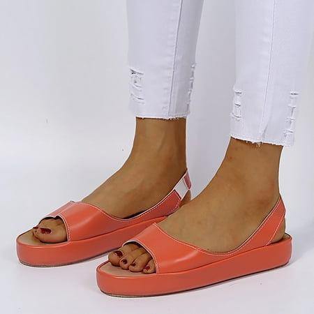 

eczipvz Womens Sandals Women s Summer Sandals Bohemian Beaded Ankle Walking Strap Casual Flip Flops Ladies Beach Flats Comfortable Shoes