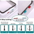 thumbnail image 2 of XL Magnetic Cat Flap - White, Pet Door for Cats and Small Dogs with Tunnel, 2 of 5