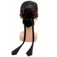thumbnail image 3 of Cycling Wrap Skull Cross Cap Men/Women Do Du Rag Leather Doo Rag Flame Cap with Snug Fit for Outdoor Activities, 3 of 5