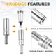 thumbnail image 3 of Uxcell 10 Pcs 1/8" Conector de audio hembra TS, Adaptador de conector jack estéreo de 3.5mm, Conector de cable de soldadura para altavoz, micrófono, guitarra (Tono plateado), 3 of 6