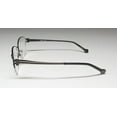 thumbnail image 4 of TIMEX 8:42 AM TITANIUM HALF-RIMLESS LIGHT WEIGHT ADULTS EYEGLASS FRAME/GLASSES, 4 of 7