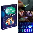 thumbnail image 2 of Magic LED Light Drawing Pad, 2024 New LED Light Up Drawing Board for Kids- H7Y1, 2 of 8