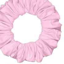 Scrunchies Cotton Knit Jumbo Size Ponytail Holder Made in USA Scrunchie King Pink Light