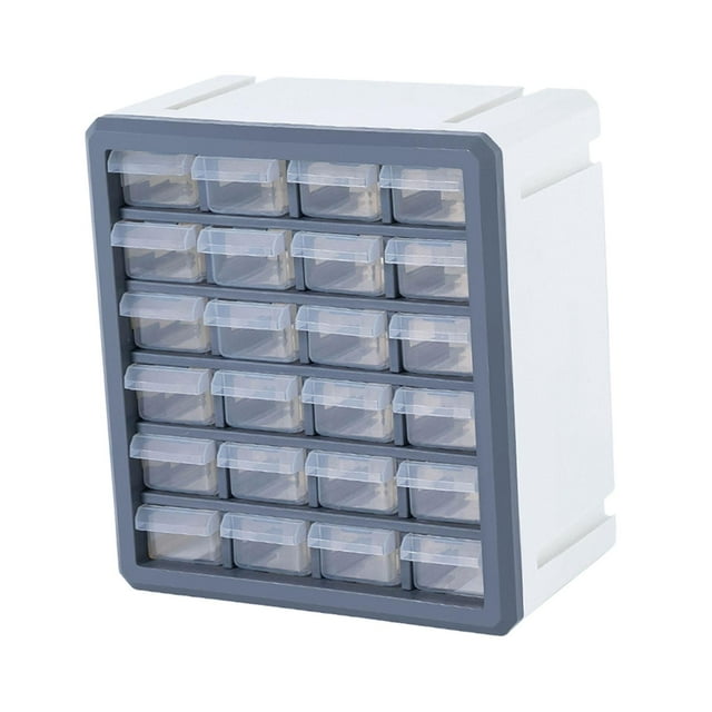 segolike Mini Organisateur de Tiroirs Tiroirs de Rangement de Bureau pour Fournitures de Bureau Bricolage Artisanat 24 Treillis