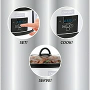 Crock-Pot Programmable 7-Quart MyTime Cook & Carry Slow Cooker, Stainless Steel