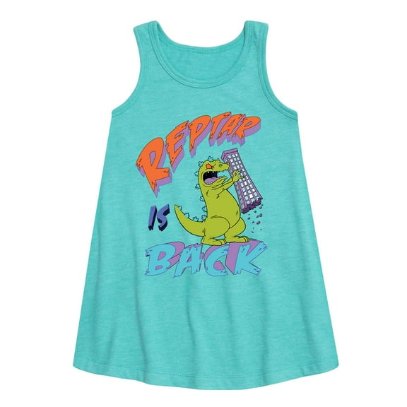 Rugrats - Reptar Is Back - Toddler and Youth Girls A-line Dress